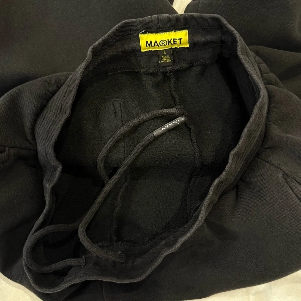 Chinatown Market Ransom Workshop Black Sweatshort Large Streetwear Lounge Grunge